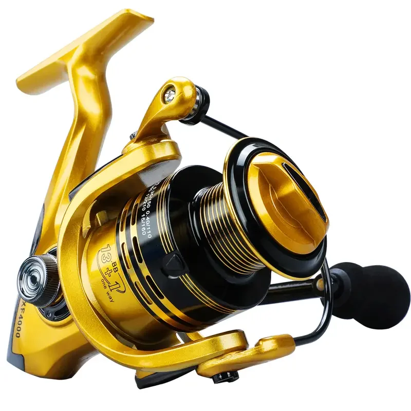 Sougayilang Fishing Aluminum Spinning Reel Machine, 13+1 Ball Bearings 1000 - 5000 Series (18kg Max Drag)
Sougayilang Fishing Aluminum Spinning Reel Machine, 13+1 Ball Bearings 1000 - 5000 Series (18kg Max Drag)