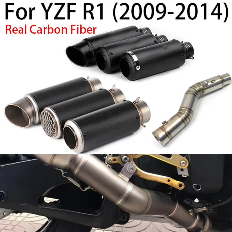 For 2009-2014 Yamaha YZF-R1 MT03 Motorcycle Exhaust Tailpipe Front Pipe Middle Link Connect Pipe Muffler Tube Slip On
For 2009-2014 Yamaha YZF-R1 MT03 Motorcycle Exhaust Tailpipe Front Pipe Middle Link Connect Pipe Muffler Tube Slip On