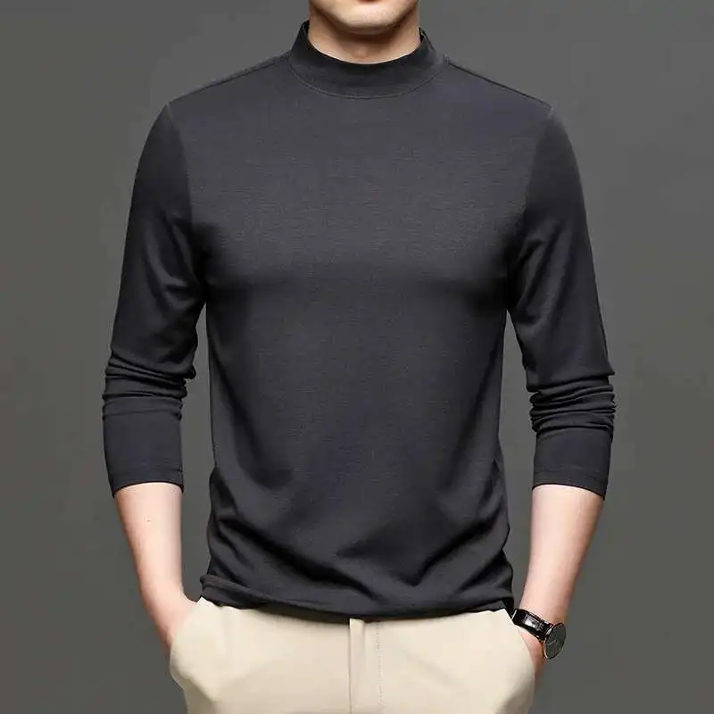 chaojia xiaomi mao Turtleneck T Shirt Men Long Sleeve Ultra Soft Lightweight Tshirt Male Winter Black Basic Tops Modal
chaojia xiaomi mao Turtleneck T Shirt Men Long Sleeve Ultra Soft Lightweight Tshirt Male Winter Black Basic Tops Modal