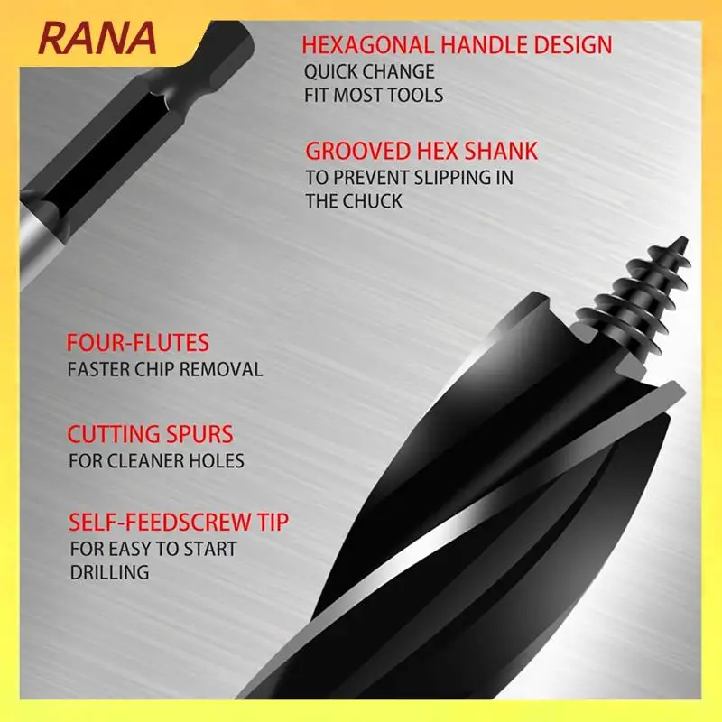 RANA Woodworking Bench Dog Hole Chamfer Reamer Tool, Deburring Drill Bit,For Standard Electric Drills
RANA Woodworking Bench Dog Hole Chamfer Reamer Tool, Deburring Drill Bit,For Standard Electric Drills