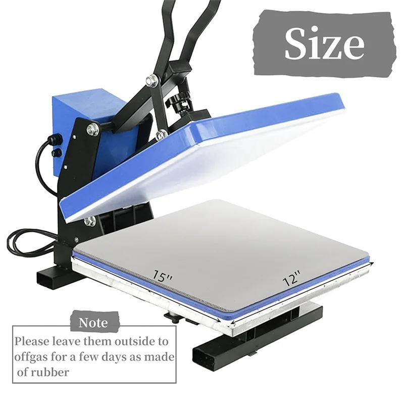 Двусторонняя силиконовая накладка для прессования толщиной ABBO 0,3 дюйма, 15 х 12 дюймов, коврик для термопресса, 2 упаковки — набор термопрессовых подушечек для поделок
Двусторонняя силиконовая накладка для прессования толщиной ABBO 0,3 дюйма, 15 х 12 дюймов, коврик для термопресса, 2 упаковки — набор термопрессовых подушечек для поделок