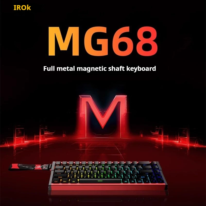 IROK MG68 Aluminum Alloy CNC Magnetic Axis Keyboard 0.01 Accuracy 0 Dead Zone Hot Plug Mechanical Keyboard RGB SOCD Gitf
IROK MG68 Aluminum Alloy CNC Magnetic Axis Keyboard 0.01 Accuracy 0 Dead Zone Hot Plug Mechanical Keyboard RGB SOCD Gitf