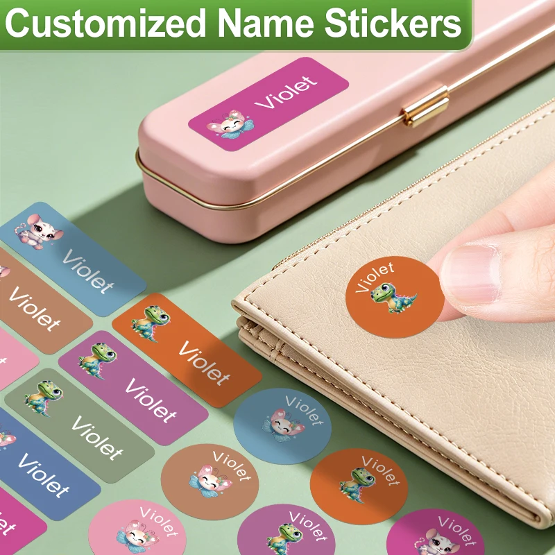 Personalized Name Labels - All-purpose custom tags, flexible material for school, office, textbooks and storage containers
Personalized Name Labels - All-purpose custom tags, flexible material for school, office, textbooks and storage containers