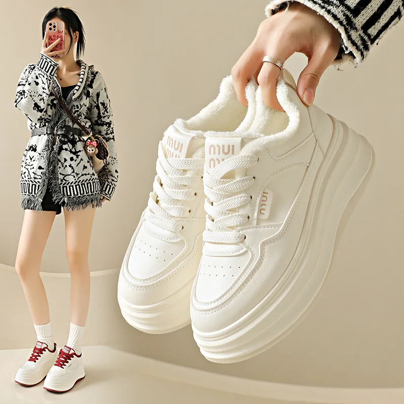 Женские зимние кроссовки 2026: Новая корейская коллекция, белые, плюшевые, универсальные, для студенток
Женские зимние кроссовки 2026: Новая корейская коллекция, белые, плюшевые, универсальные, для студенток