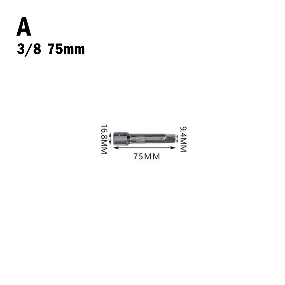 Socket Extender Bar Tool Ratchet Wrench Steering Sleeve 1/4" 3/8" 1/2" 75150250mm ABCDEF-Type
Socket Extender Bar Tool Ratchet Wrench Steering Sleeve 1/4" 3/8" 1/2" 75150250mm ABCDEF-Type