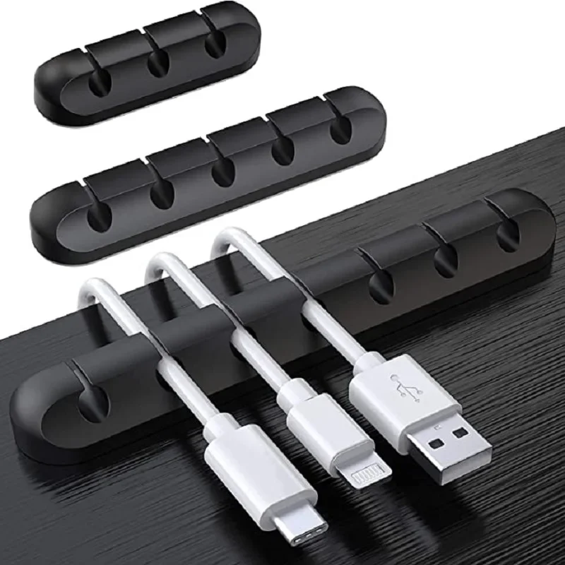 Silicone Cable Organizer Wire Clips Holder USB Desktop Cable Management Cable Winder Clips For Mouse Headphone Wire Organizers
Silicone Cable Organizer Wire Clips Holder USB Desktop Cable Management Cable Winder Clips For Mouse Headphone Wire Organizers