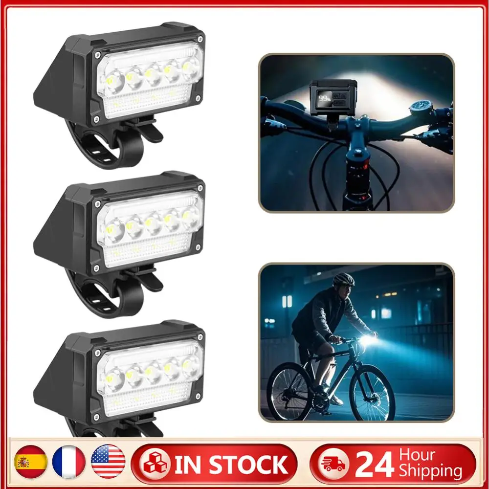 Bicycle Front Light Super Bright Bicycle Light Rechargeable Bike Safety Lamp 5 Level Dimmable Bicycle Headlight for Emergency
Bicycle Front Light Super Bright Bicycle Light Rechargeable Bike Safety Lamp 5 Level Dimmable Bicycle Headlight for Emergency