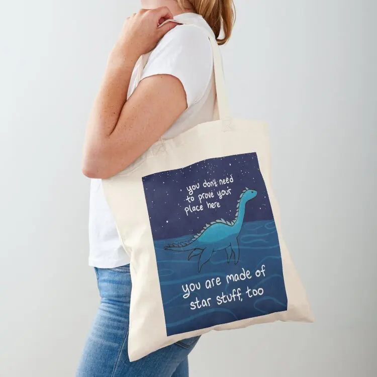 You are Made of Star Stuff, Too Plesiosaur Nessie Tote Bag hand bag custom fabric bag women woman shopping 
You are Made of Star Stuff, Too Plesiosaur Nessie Tote Bag hand bag custom fabric bag women woman shopping