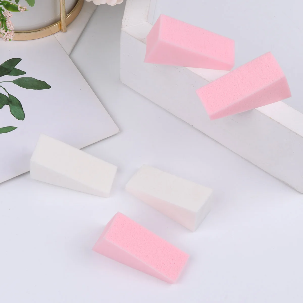 48pcs Dual-Use Powder Puff Makeup Sponge Applicator Face Beauty Sponge Mini Trapezoid Pink White Each 
48pcs Dual-Use Powder Puff Makeup Sponge Applicator Face Beauty Sponge Mini Trapezoid Pink White Each
