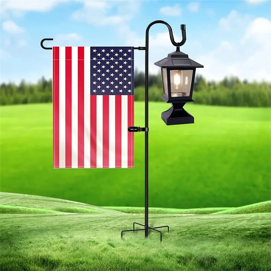 1 upgraded courtyard garden flag holder with windproof clip, garden flag holder with hook, shepherd's hook with flag holder for
1 upgraded courtyard garden flag holder with windproof clip, garden flag holder with hook, shepherd's hook with flag holder for