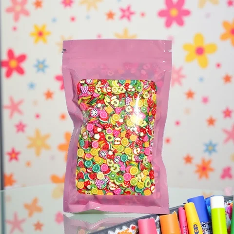 10 g/zak Fruit Plakjes Nail Art Decoraties Kerst Kerstman Bloemen 3D Polymeer Pailletten Klei Ontwerp Stickers DIY Nagels Accessoires