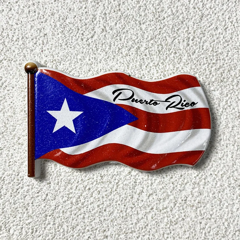 American Puerto Rico Cultural Tourism Souvenirs 3D Flag Magnetic Refrigerator Sticker Creative Home Decoration
American Puerto Rico Cultural Tourism Souvenirs 3D Flag Magnetic Refrigerator Sticker Creative Home Decoration
