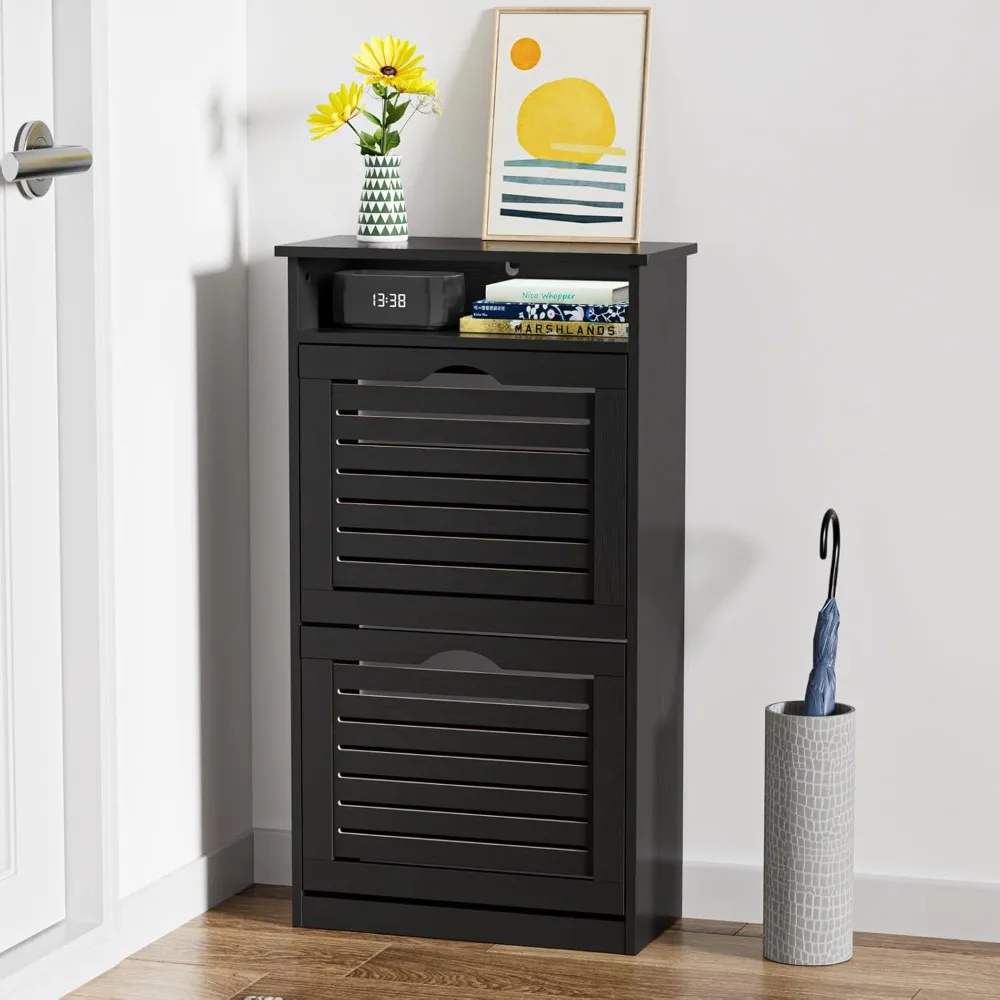 Top Cubby, Shoe Cabinet for Entryway Free Standing Shoe Rack Cabinet, Narrow Shoe Organizer for Entryway, Hallway, Bedroom
Top Cubby, Shoe Cabinet for Entryway Free Standing Shoe Rack Cabinet, Narrow Shoe Organizer for Entryway, Hallway, Bedroom