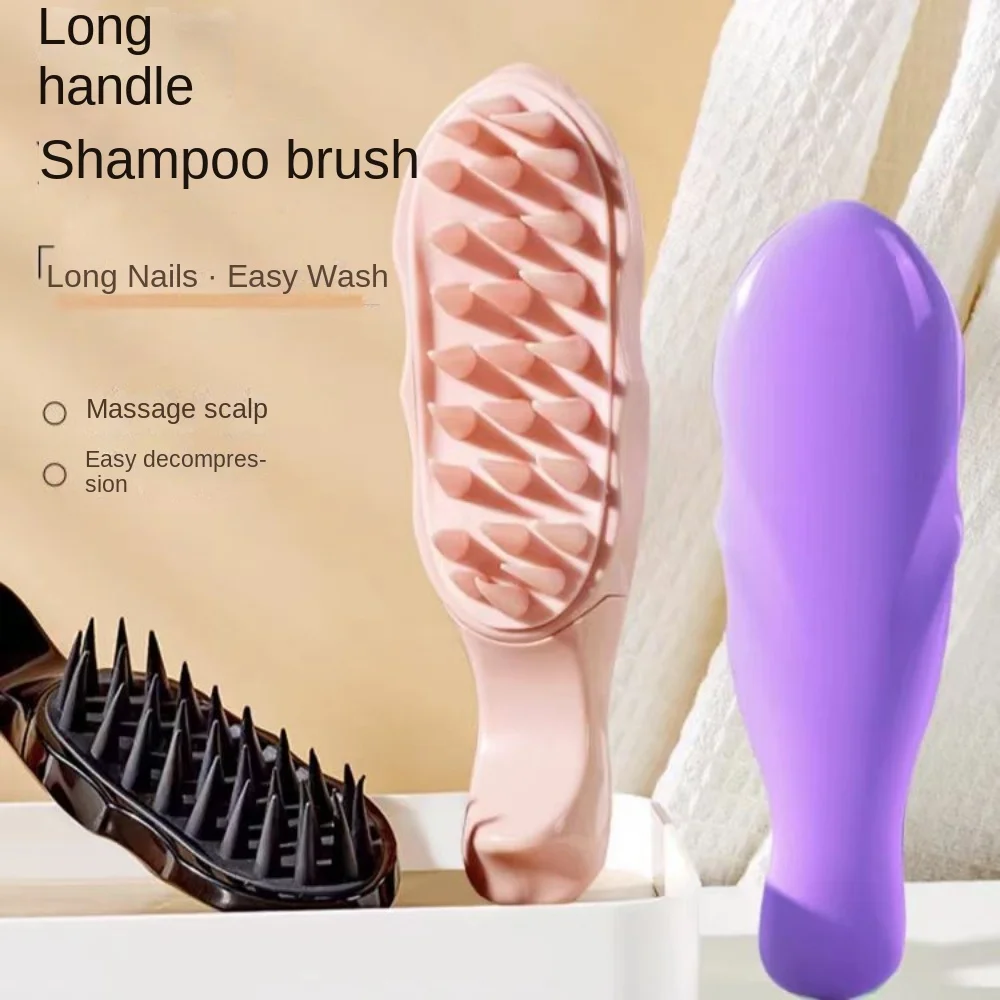 Extended Handle Soft Silicone Shampoo Scalp Hair Massager Hair Washing Comb Shower Brush Bath Spa Massage Brush Beauty Hair Tool
Extended Handle Soft Silicone Shampoo Scalp Hair Massager Hair Washing Comb Shower Brush Bath Spa Massage Brush Beauty Hair Tool