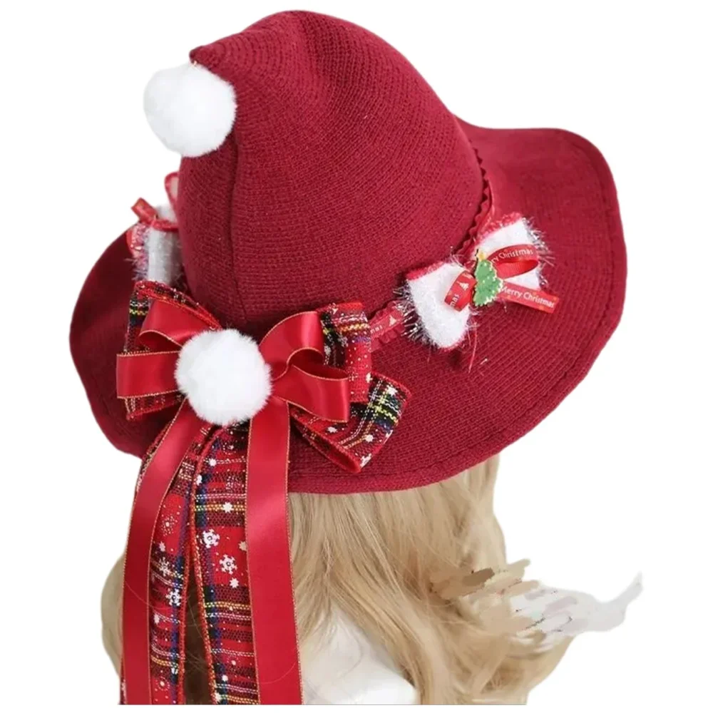 Оригинальная рождественская шляпа ведьмы в стиле Лолиты с рождественским бантом
Оригинальная рождественская шляпа ведьмы в стиле Лолиты с рождественским бантом