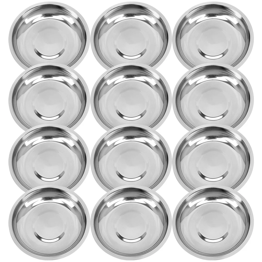 12 Pcs Sauce Cups Stainless Steel Plate Silver Tray Bowls for Kids Small Metal Trifle
12 Pcs Sauce Cups Stainless Steel Plate Silver Tray Bowls for Kids Small Metal Trifle