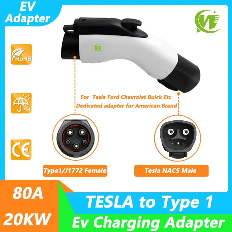 Адаптер Tesla на J1772 80A 250 В 20 кВт Tesla Автомобильная зарядная станция Разъем Адаптер Ev для электромобилей NACS на J1772 Адаптер
Адаптер Tesla на J1772 80A 250 В 20 кВт Tesla Автомобильная зарядная станция Разъем Адаптер Ev для электромобилей NACS на J1772 Адаптер