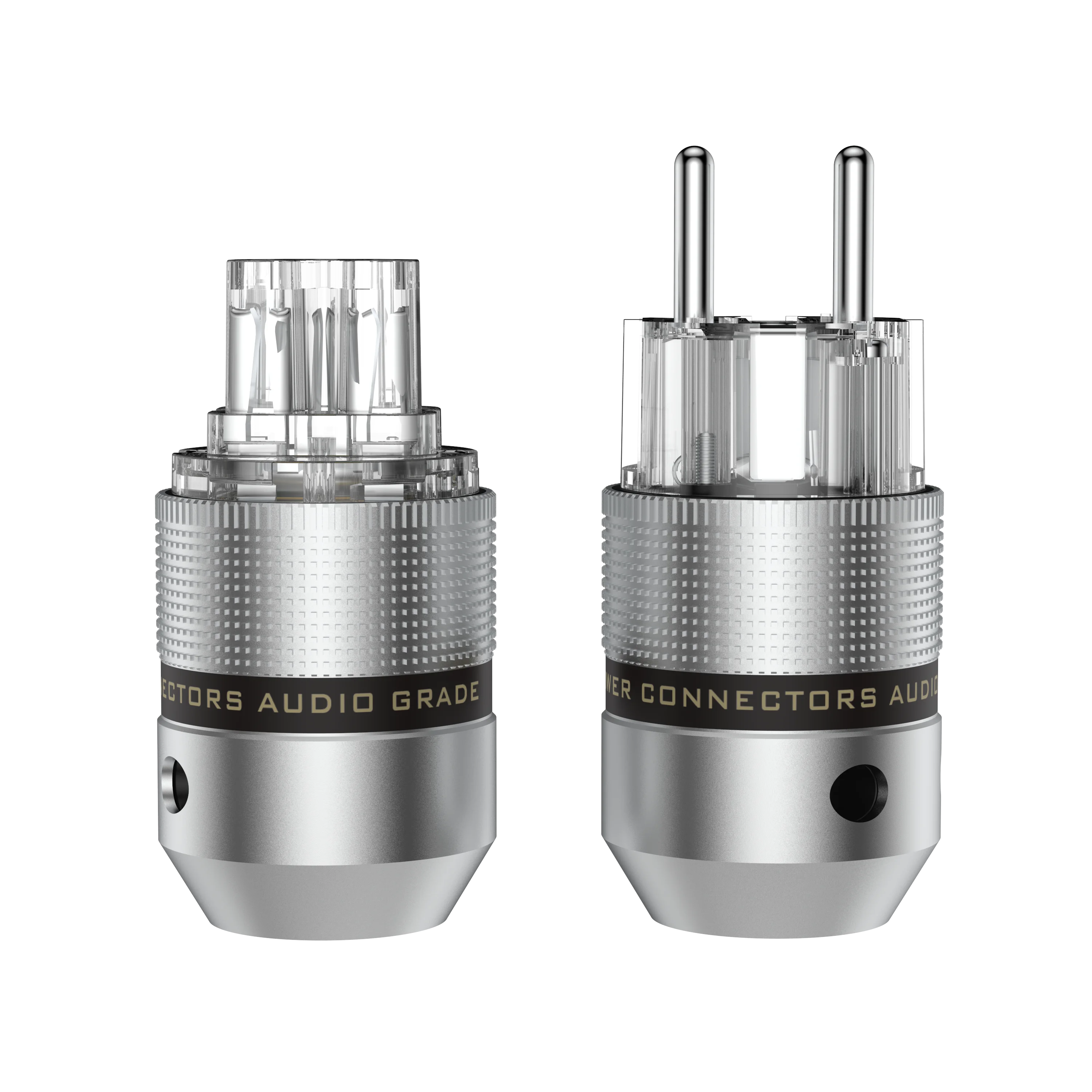 Hi End Audio Aluminum rhodium Plated Schuko Power Plug Connector EU IEC Female Plug
Hi End Audio Aluminum rhodium Plated Schuko Power Plug Connector EU IEC Female Plug