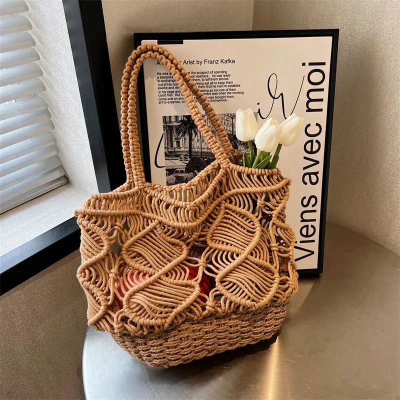 2023 Summer Straw Bags For Women Beach Bags Woven Handbags Travel Shopper Casual Resort Style Shoulder Tote Bags Women Bag
2023 Summer Straw Bags For Women Beach Bags Woven Handbags Travel Shopper Casual Resort Style Shoulder Tote Bags Women Bag