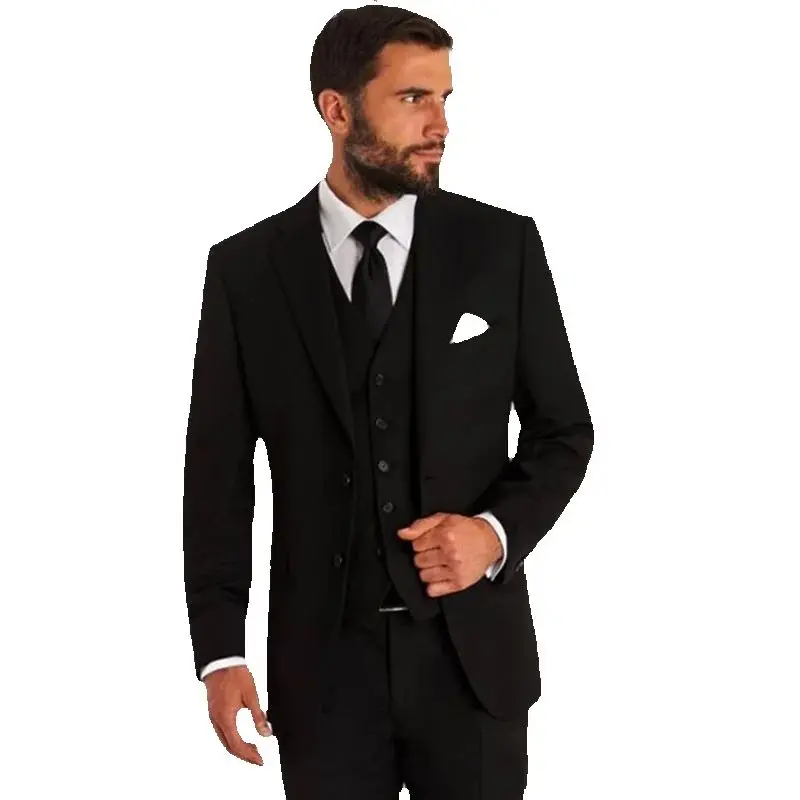 Latest Slim Fit 3 Piece Wedding Suit Best Man Groom Tuxedos Tailor Made Business Suits for Men (Blazer+Vest+Pants) Costume Homme
Latest Slim Fit 3 Piece Wedding Suit Best Man Groom Tuxedos Tailor Made Business Suits for Men (Blazer+Vest+Pants) Costume Homme