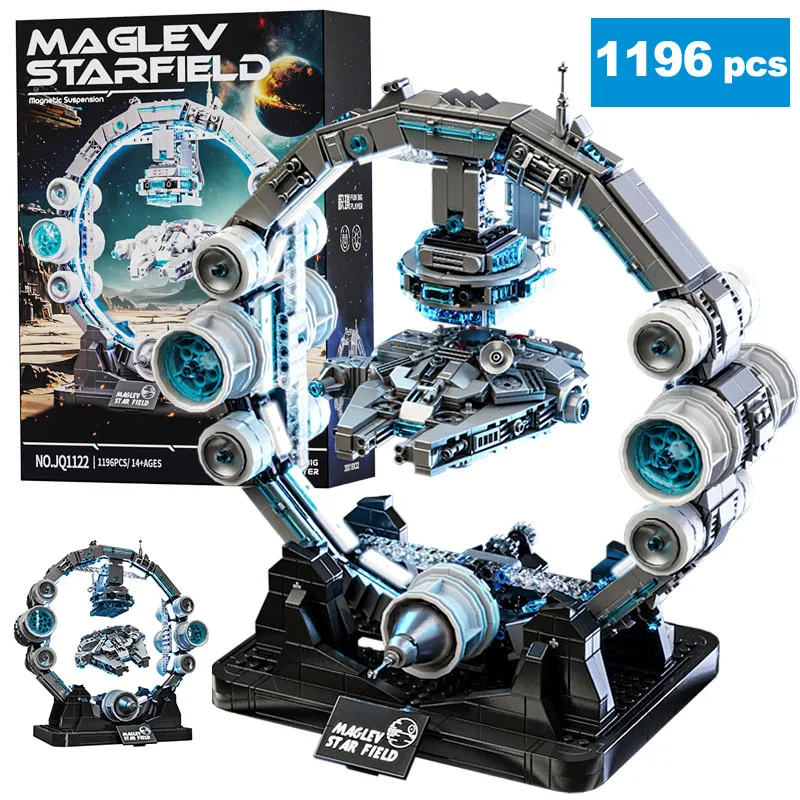 1196Pcs MOC Planet Series Hovering Millennium Falcon Battle Starship Building Blocks Bricks Toys DIY Gift for Children
1196Pcs MOC Planet Series Hovering Millennium Falcon Battle Starship Building Blocks Bricks Toys DIY Gift for Children