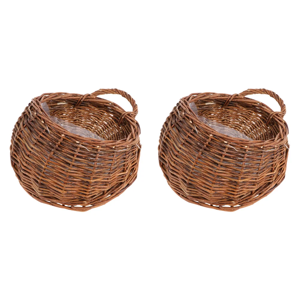 2 Pcs Rattan Flower Pot Hanging Basket Home Woven Decorative Vase Wall Basket Practical Professional Safe Stylish Home
2 Pcs Rattan Flower Pot Hanging Basket Home Woven Decorative Vase Wall Basket Practical Professional Safe Stylish Home