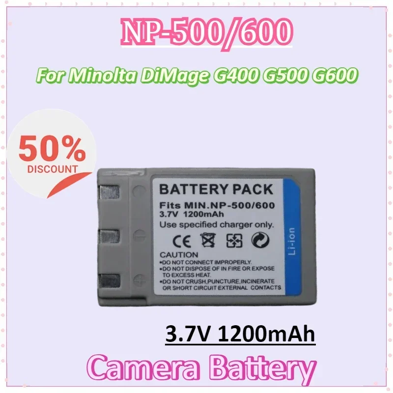 3.7V 1200mAh NP-500 NP-600 Camera Battery for Minolta DiMage G400 G500 G600 Konica DR-LB4 Revio KD-310Z 400Z 410Z 420Z 500Z 510Z
3.7V 1200mAh NP-500 NP-600 Camera Battery for Minolta DiMage G400 G500 G600 Konica DR-LB4 Revio KD-310Z 400Z 410Z 420Z 500Z 510Z