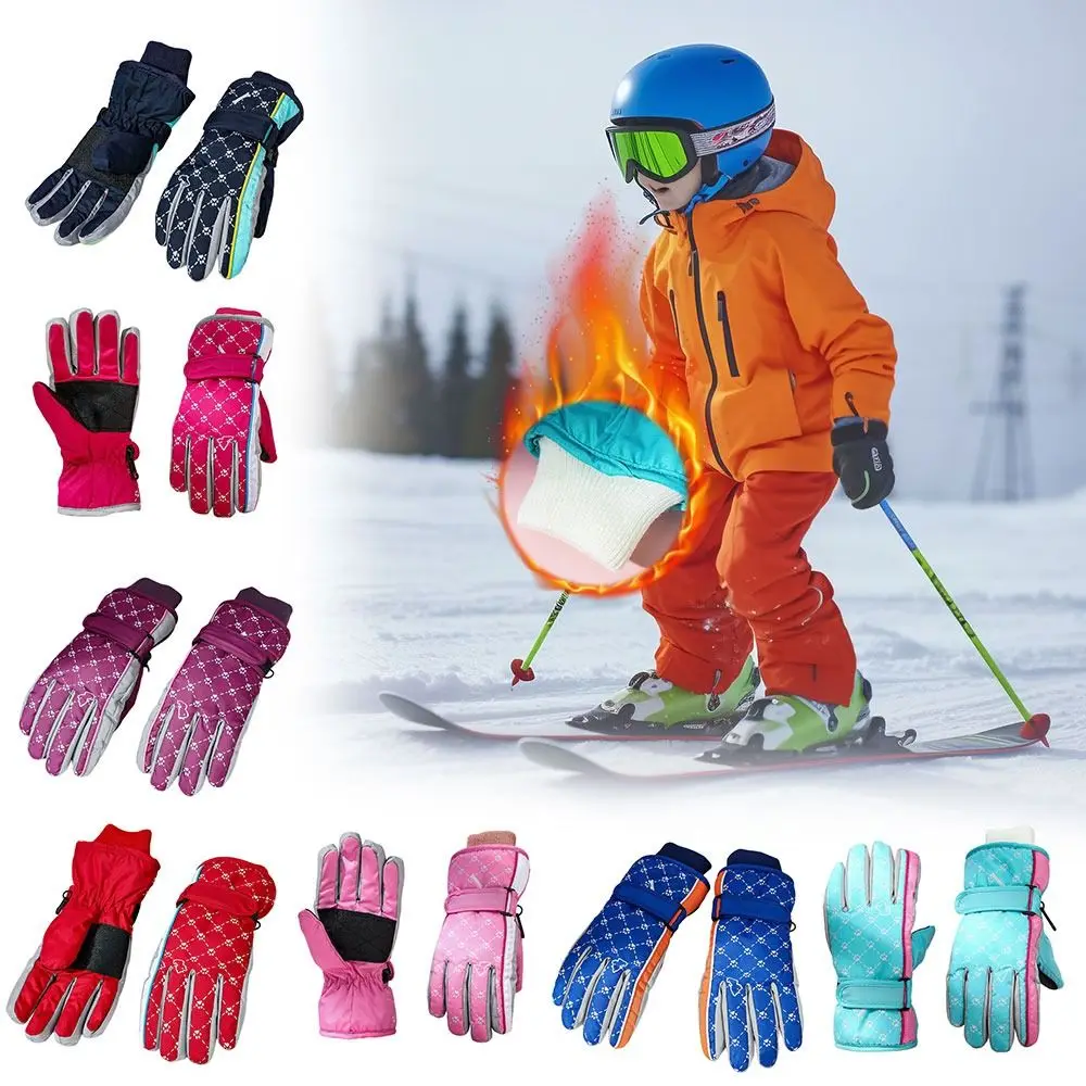 Cold Proof Velvet Ski Snow Gloves Windproof Waterproof Boys Girls Warm Mittens Thickened Kids Children Baby Plush Gloves
Cold Proof Velvet Ski Snow Gloves Windproof Waterproof Boys Girls Warm Mittens Thickened Kids Children Baby Plush Gloves