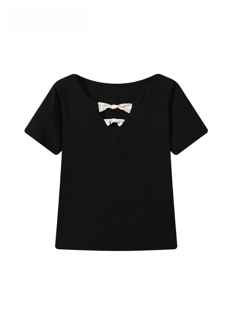Summer New Style Women's T-shirt Big Size Knot Short Sleeve Cotton Casual Loose Fit Cover up Age Reduction Top
Summer New Style Women's T-shirt Big Size Knot Short Sleeve Cotton Casual Loose Fit Cover up Age Reduction Top