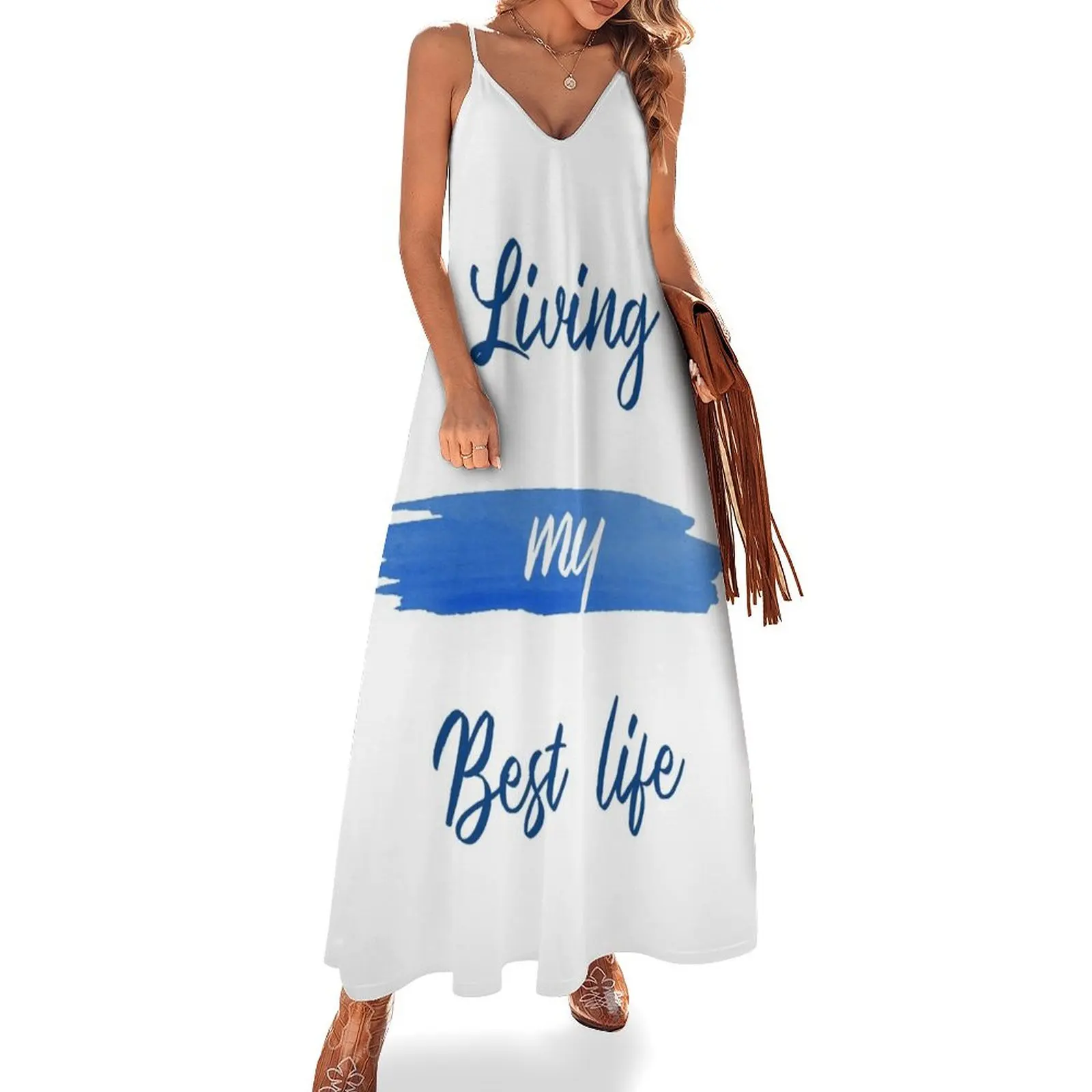 Living My Best Life Classic Blue Decor Art A514 Sleeveless Dress long sleeve dresses party dresses women Dress
Living My Best Life Classic Blue Decor Art A514 Sleeveless Dress long sleeve dresses party dresses women Dress