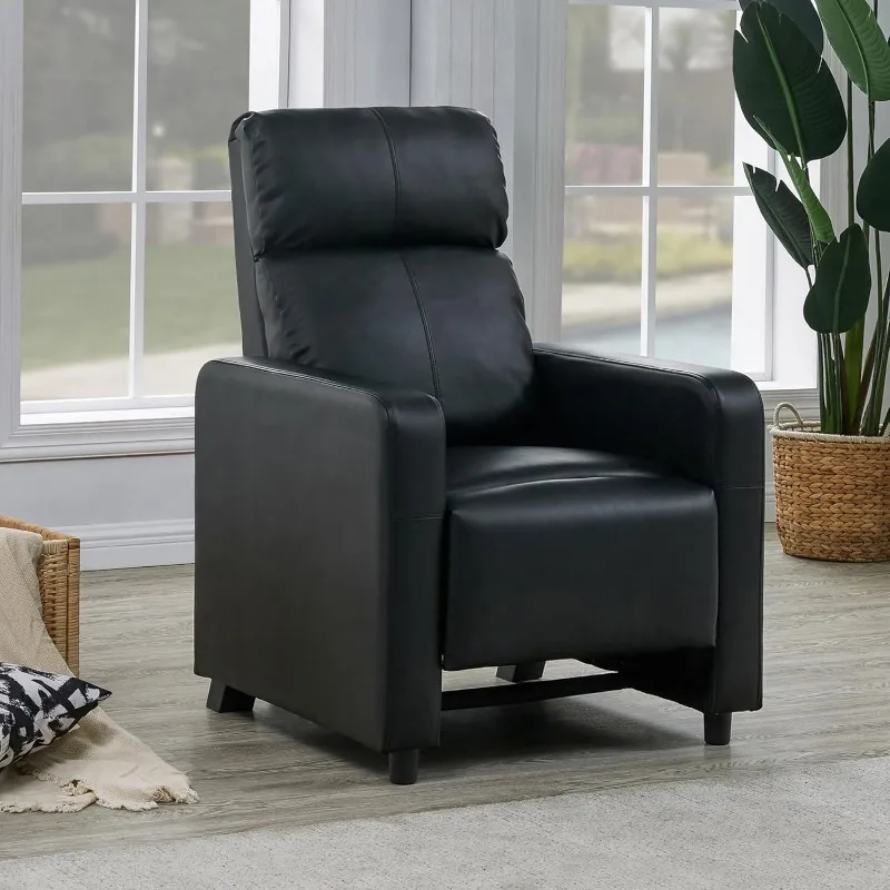 Chaise Lounge Chair Indoor Lounge Chair Recliner Modern Upholstered Push-Back Recliner with Plush Head and Arm Rests
Chaise Lounge Chair Indoor Lounge Chair Recliner Modern Upholstered Push-Back Recliner with Plush Head and Arm Rests