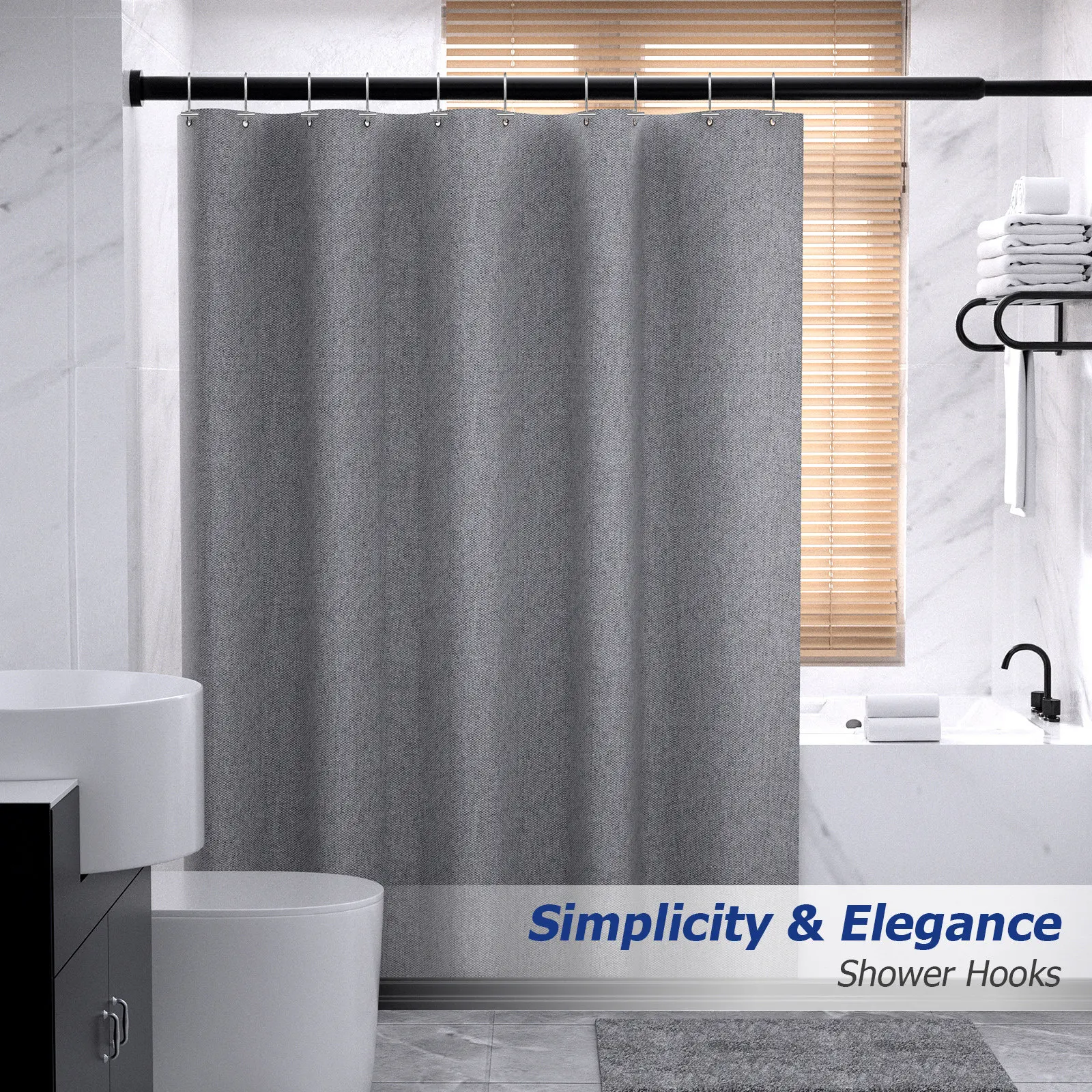12 S Hooks Heavy Duty Shower Curtain Rings Metal Bathroom Hanging Hooks For Shower Rod Towel Clothes Storage
12 S Hooks Heavy Duty Shower Curtain Rings Metal Bathroom Hanging Hooks For Shower Rod Towel Clothes Storage