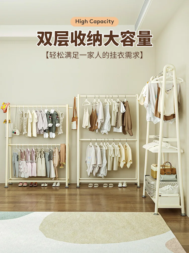 Hot Sales Double Layer Hanging Hanger Bedroom Floor to Floor Living Room Cream Wind Coat Hanger Hanging Clothes Hanger
Hot Sales Double Layer Hanging Hanger Bedroom Floor to Floor Living Room Cream Wind Coat Hanger Hanging Clothes Hanger