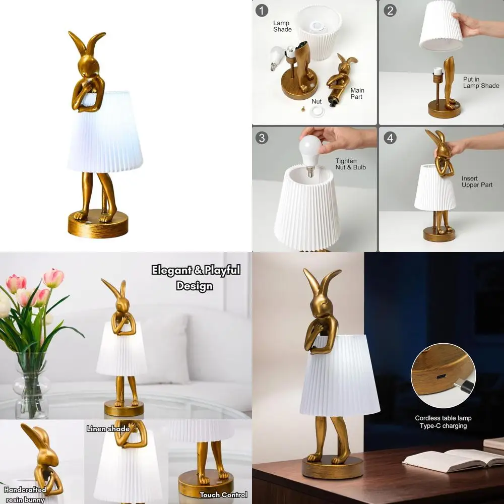 Настольная LED-лампа с льняным абажуром и золотым основанием из смолы - перезаряжаемая, для детских комнат, спален, прикроватных тумбочек, детских садов
Настольная LED-лампа с льняным абажуром и золотым основанием из смолы - перезаряжаемая, для детских комнат, спален, прикроватных тумбочек, детских садов