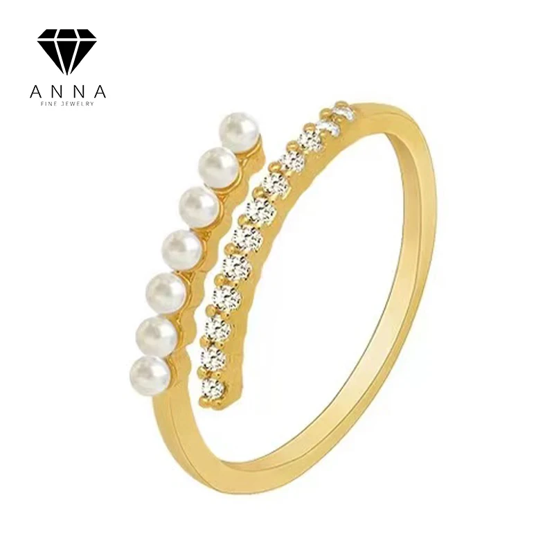 Trendy Pearl 925 Sterling Silver Diamond Adjustable Ring For Women Fashion Personality Anniversary Bands Wedding Fine Jewelry
Trendy Pearl 925 Sterling Silver Diamond Adjustable Ring For Women Fashion Personality Anniversary Bands Wedding Fine Jewelry