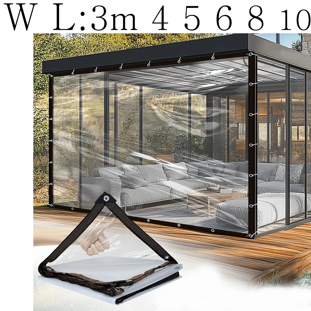 Большой прозрачный брезент на заказ 2*3 м 4 5 6 7 8 9 10 м 5 Водонепроницаемый прозрачный брезент Непромокаемый дождевик Кемпинг Палатка для растений и сада
Большой прозрачный брезент на заказ 2*3 м 4 5 6 7 8 9 10 м 5 Водонепроницаемый прозрачный брезент Непромокаемый дождевик Кемпинг Палатка для растений и сада