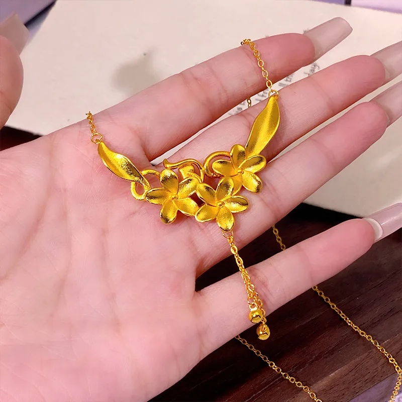 Light luxury golden tassel lilac flower necklace pendant, long-lasting and non-fading
Light luxury golden tassel lilac flower necklace pendant, long-lasting and non-fading