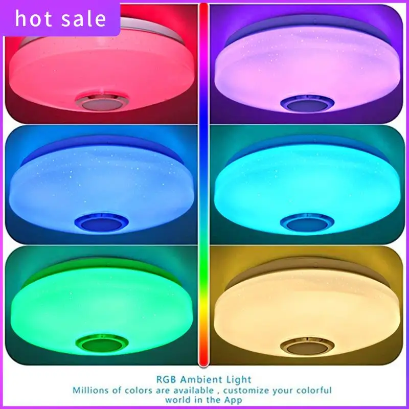 12 Inch Ceiling Light With Remote Control With RGB Bluetooth Speaker 24W LED Flush Mount Shower Light Fixture EU Plug Durable
12 Inch Ceiling Light With Remote Control With RGB Bluetooth Speaker 24W LED Flush Mount Shower Light Fixture EU Plug Durable