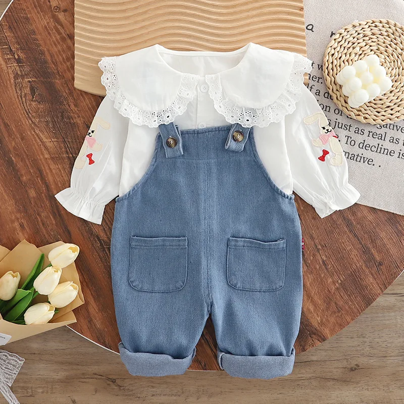New Autumn Baby Clothes Set Children Long Sleeved Shirt Overalls 2Pcs/Sets Kids Girls Clothing Infant Costume Toddler Tracksuits
New Autumn Baby Clothes Set Children Long Sleeved Shirt Overalls 2Pcs/Sets Kids Girls Clothing Infant Costume Toddler Tracksuits