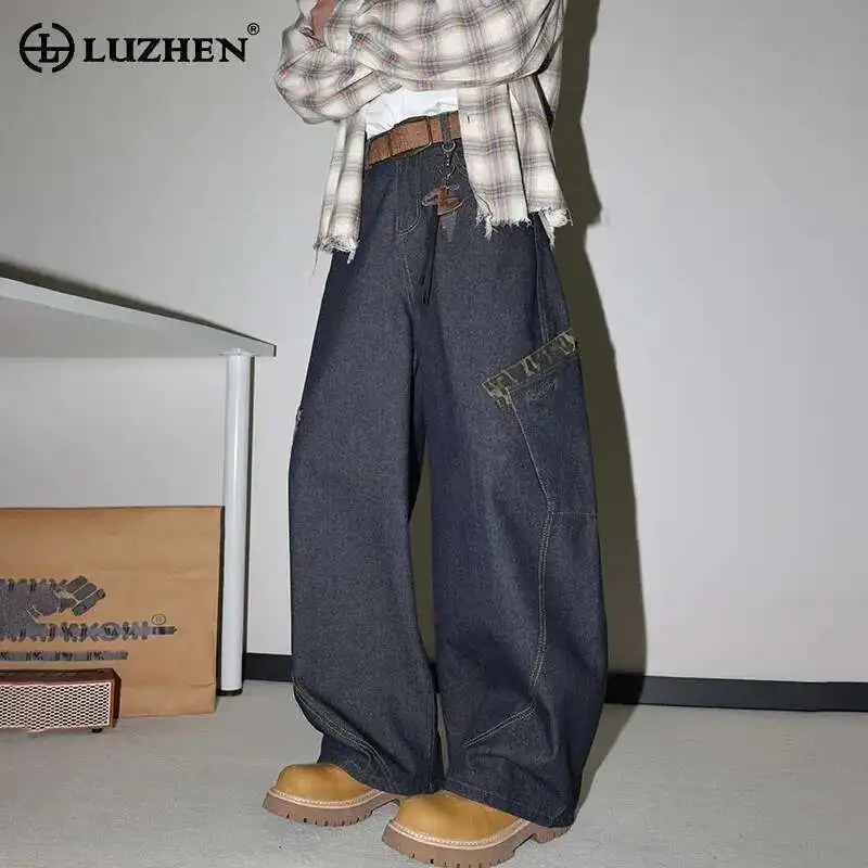 LUZHEN 2025 New Original Big Pockets Patchwork Design Baggy Jeans Men's Stylish Street Wide Leg Casual Male Denim Pants JY1102
LUZHEN 2025 New Original Big Pockets Patchwork Design Baggy Jeans Men's Stylish Street Wide Leg Casual Male Denim Pants JY1102