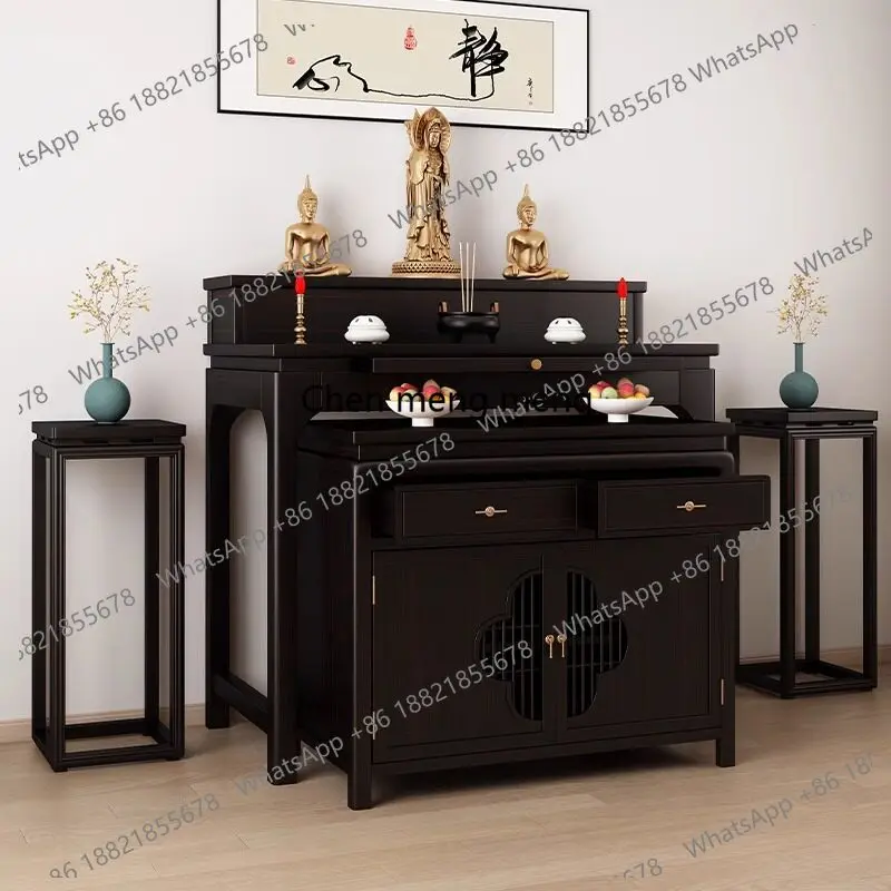 walnut solid wood offering table - home buddhist shrine, wealth god altar, buddhist niche offering table
walnut solid wood offering table - home buddhist shrine, wealth god altar, buddhist niche offering table