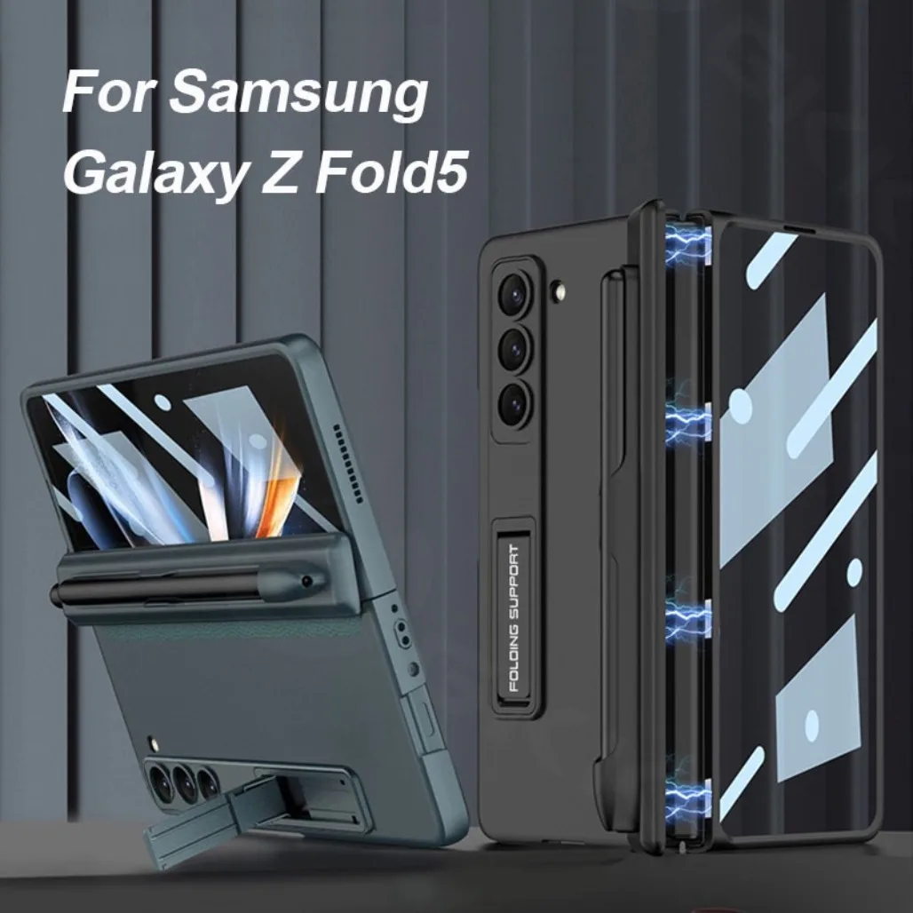 Оригинальный матовый чехол для телефона Samsung Galaxy Z Fold 5 дюймов, магнитный шарнир, экран, стеклянная подставка для ручек, держатель, Жесткий Чехол
Оригинальный матовый чехол для телефона Samsung Galaxy Z Fold 5 дюймов, магнитный шарнир, экран, стеклянная подставка для ручек, держатель, Жесткий Чехол