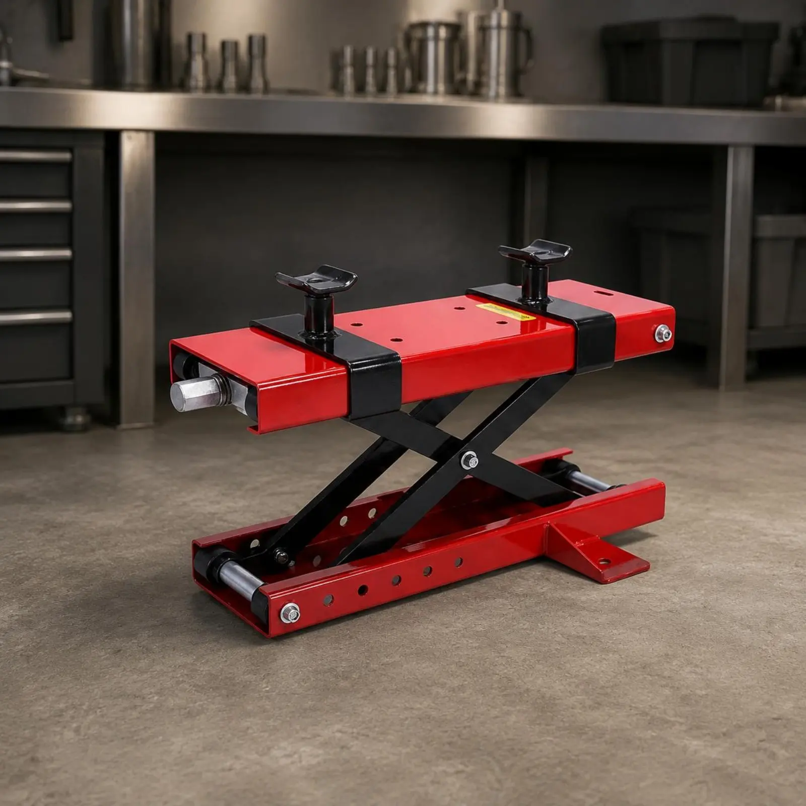 Motorcycle Lift Table Heavy Duty Motorcycle Scissor Lift Bike Repair Stand Wide Deck Vehicle Support Non-Slip for Mechanics
Motorcycle Lift Table Heavy Duty Motorcycle Scissor Lift Bike Repair Stand Wide Deck Vehicle Support Non-Slip for Mechanics