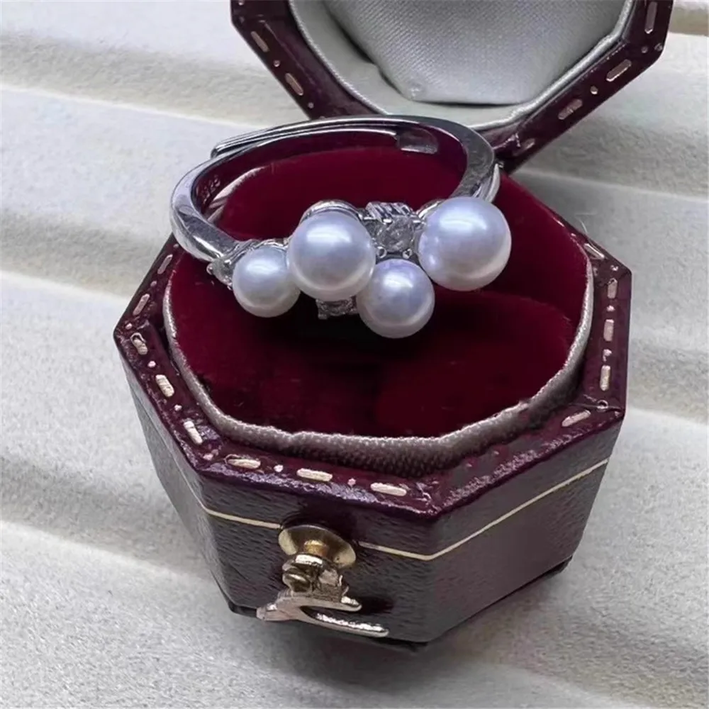 S925 Silver Sterling Ring Inlaid Zirconia Half Hole Pearl Ring Base Resizable Design DIY Handmade Fine Jewelry Ring Accessories
S925 Silver Sterling Ring Inlaid Zirconia Half Hole Pearl Ring Base Resizable Design DIY Handmade Fine Jewelry Ring Accessories