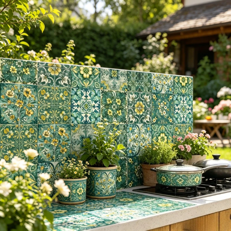 European Style Self Adhesive Ceramic Tile 10 Sheets Thickened Waterproof Oil Resistant Kitchen Wallpaper Wall Decor
European Style Self Adhesive Ceramic Tile 10 Sheets Thickened Waterproof Oil Resistant Kitchen Wallpaper Wall Decor