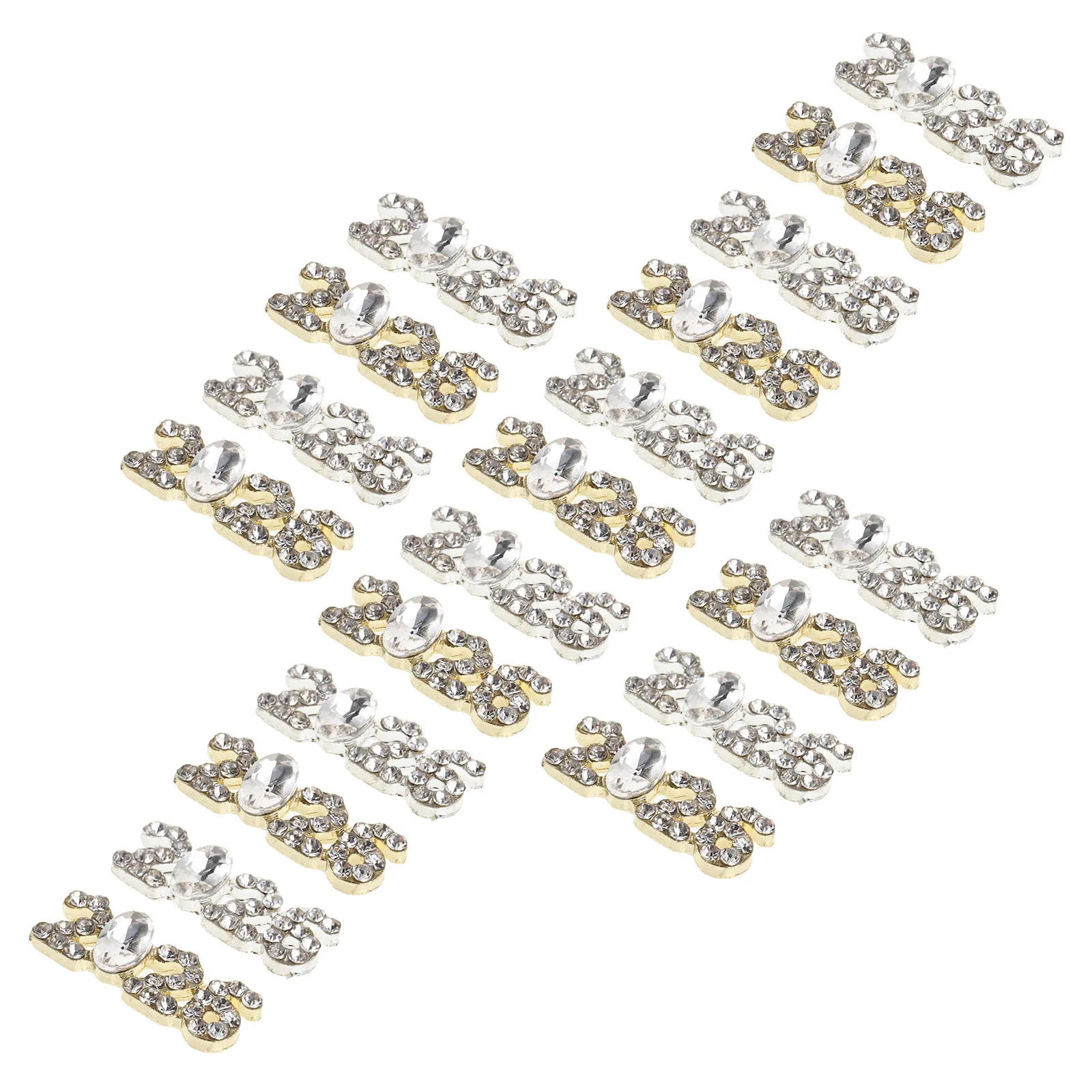 20pcs 2026 Number Charms Sparkling Rhinestone Nail Art Decorations Silver Golden Alloy Gems For Manicure Jewelry Accessories
20pcs 2026 Number Charms Sparkling Rhinestone Nail Art Decorations Silver Golden Alloy Gems For Manicure Jewelry Accessories