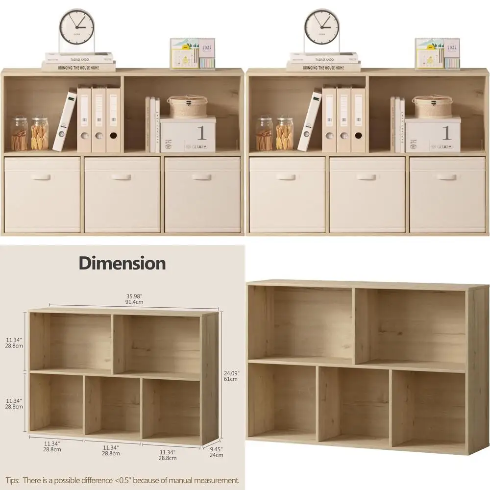 5-ярусный кубический органайзер-стеллаж с закрытой задней стенкой, двусторонний дизайн для дома, офиса, детских комнат и многого другого
5-ярусный кубический органайзер-стеллаж с закрытой задней стенкой, двусторонний дизайн для дома, офиса, детских комнат и многого другого