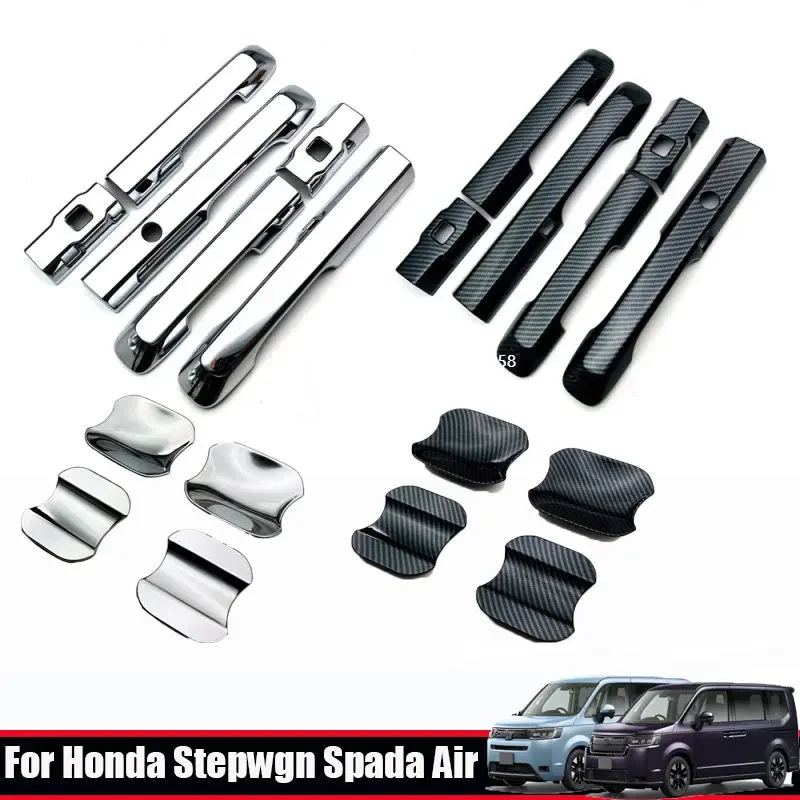 For Honda Stepwgn spada Air 2022 2023 ABS carbonfiber Chrome Side Door Handle door bowl Cover Trim Car Exterior Accessories
For Honda Stepwgn spada Air 2022 2023 ABS carbonfiber Chrome Side Door Handle door bowl Cover Trim Car Exterior Accessories
