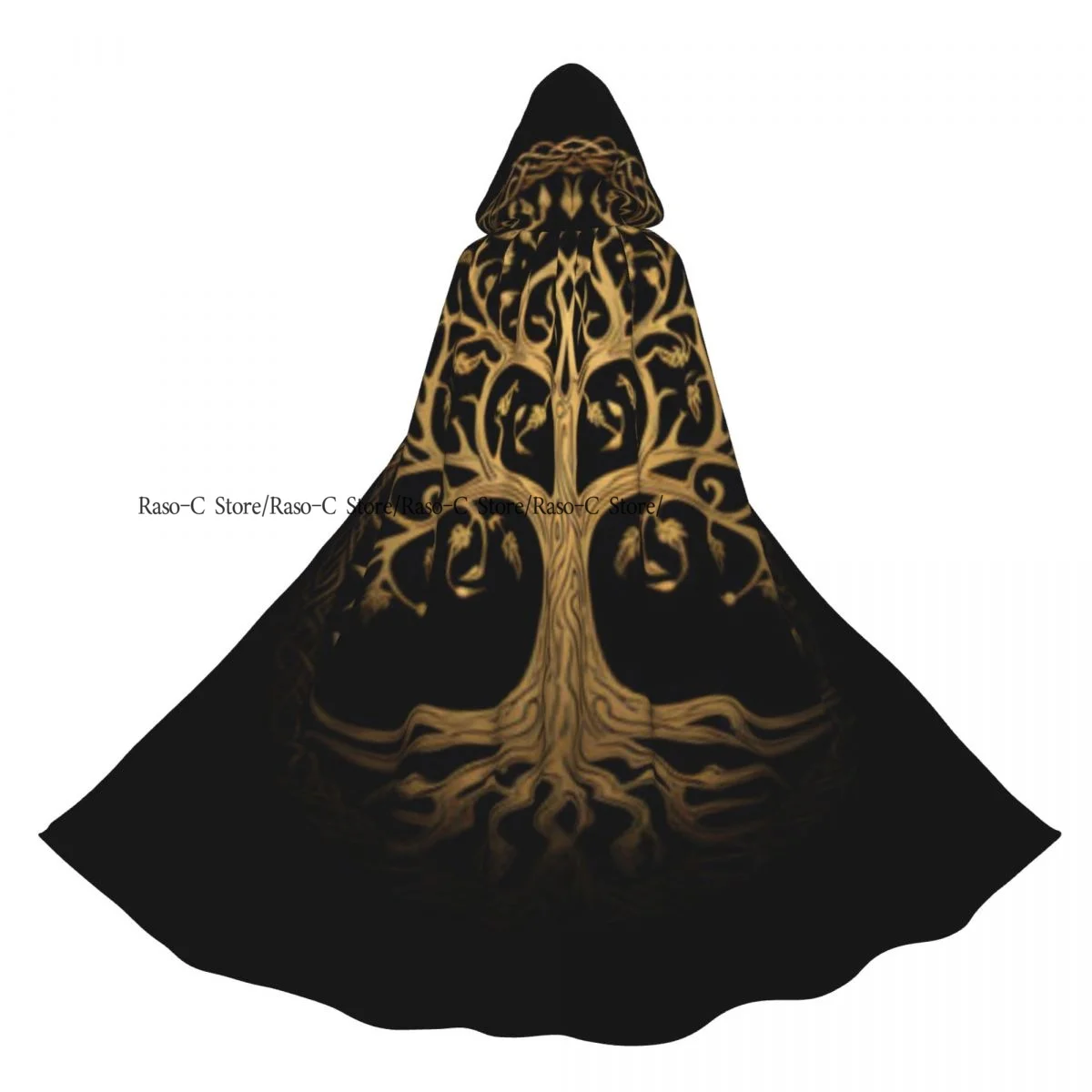 Adult Cloak Cape Hooded Yggdrasil Nordic Symbol Medieval Costume Witch Wicca Vampire Elf Purim Carnival Party
Adult Cloak Cape Hooded Yggdrasil Nordic Symbol Medieval Costume Witch Wicca Vampire Elf Purim Carnival Party