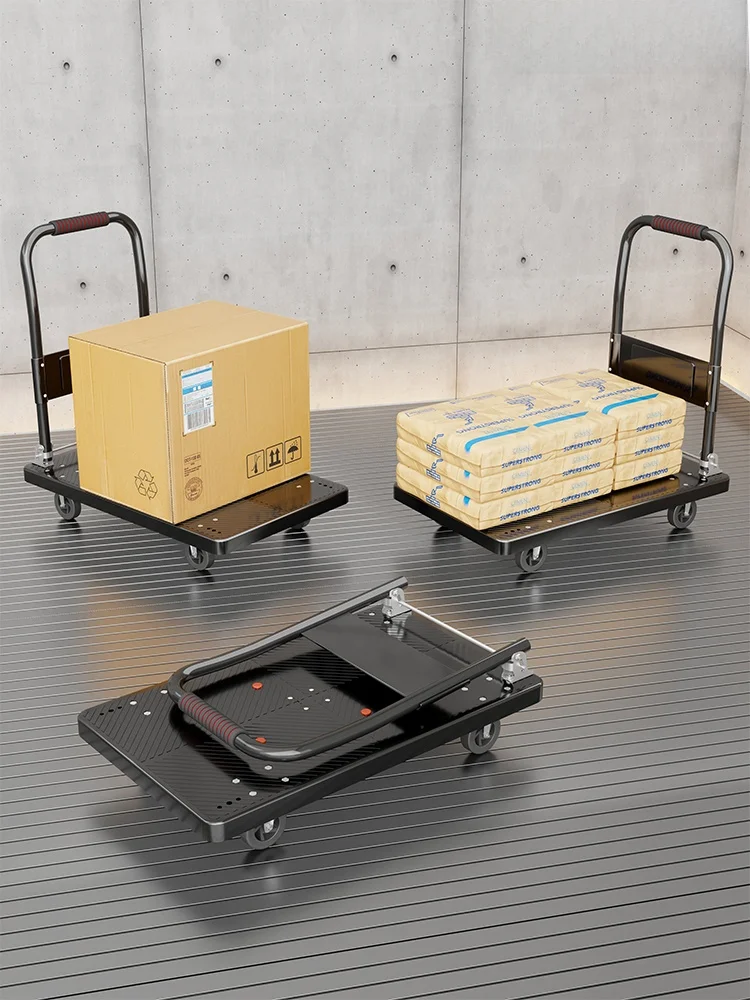 Portable Folding Hand-Pulled Cargo Cart Stainless Steel Handle Ergonomic Design for Home Storage And Organization
Portable Folding Hand-Pulled Cargo Cart Stainless Steel Handle Ergonomic Design for Home Storage And Organization